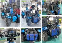 混合动力：12千瓦电动+油冷发动机全地形车